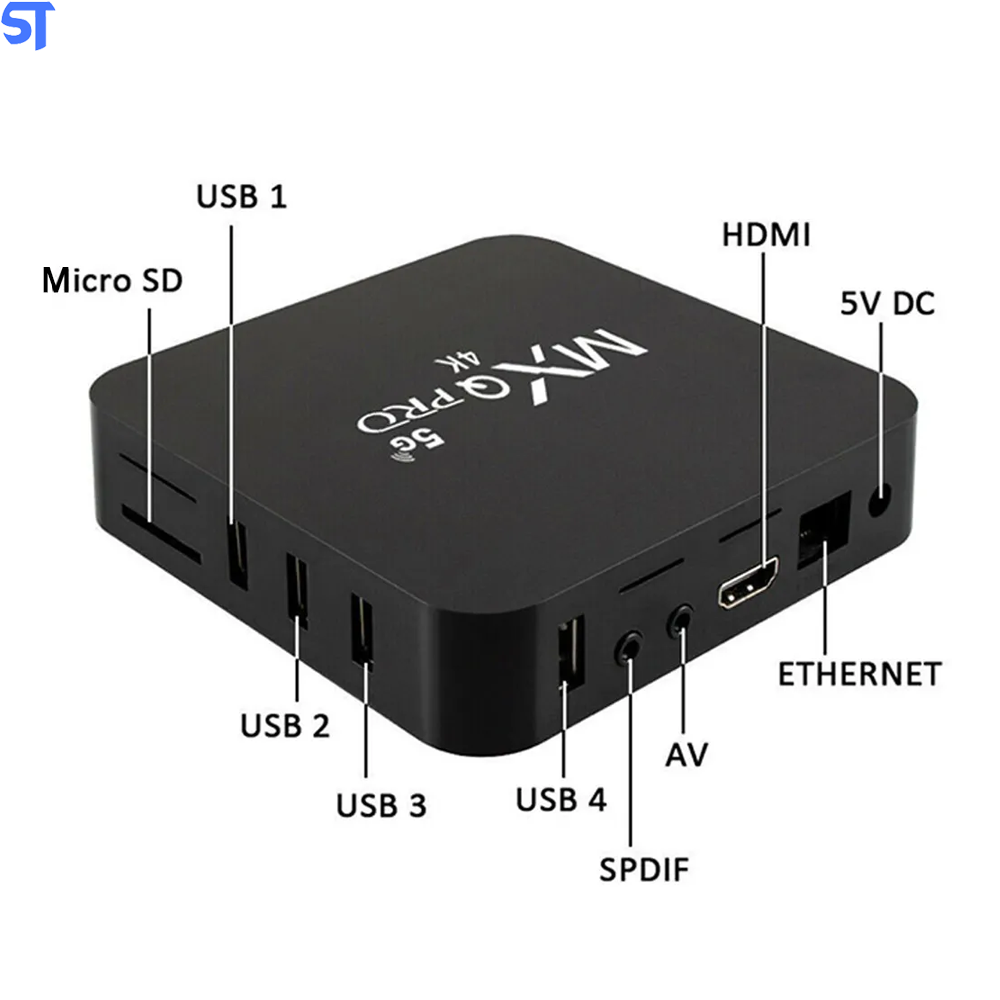 Tv Box Receptor HDTV 5g 8K- 32GB Ram- Armaz 256GB- Android 11.1