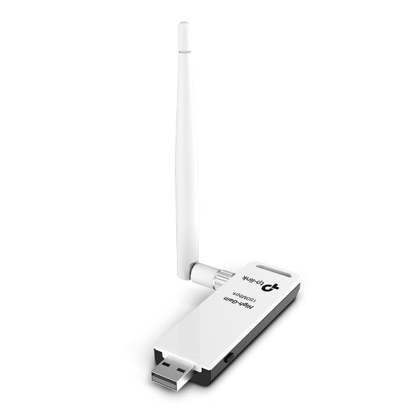 Adaptador Wireless USB 150Mbps TL-WN722N TP-Link Com Antena de Aumento