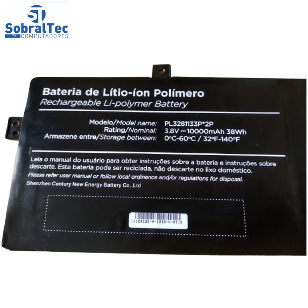 Bateria Notebook Positivo Q232A 3.8v 10000 mAh 38wh