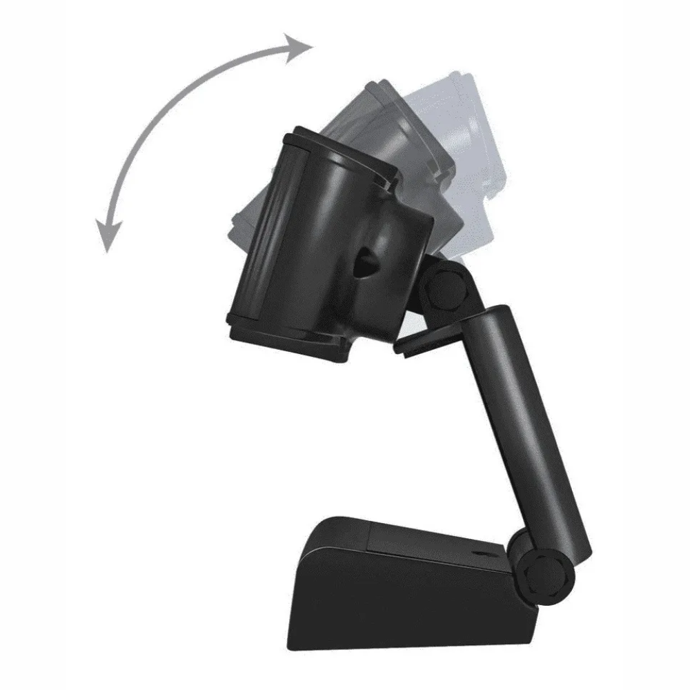 WebCam Com Microfone Brazil PC V5, HD 720p Preto-Laranja