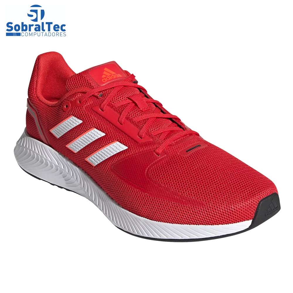 Tênis Adidas Runfalcon 2.0 Masculino - Vermelho+Branco Nº 41