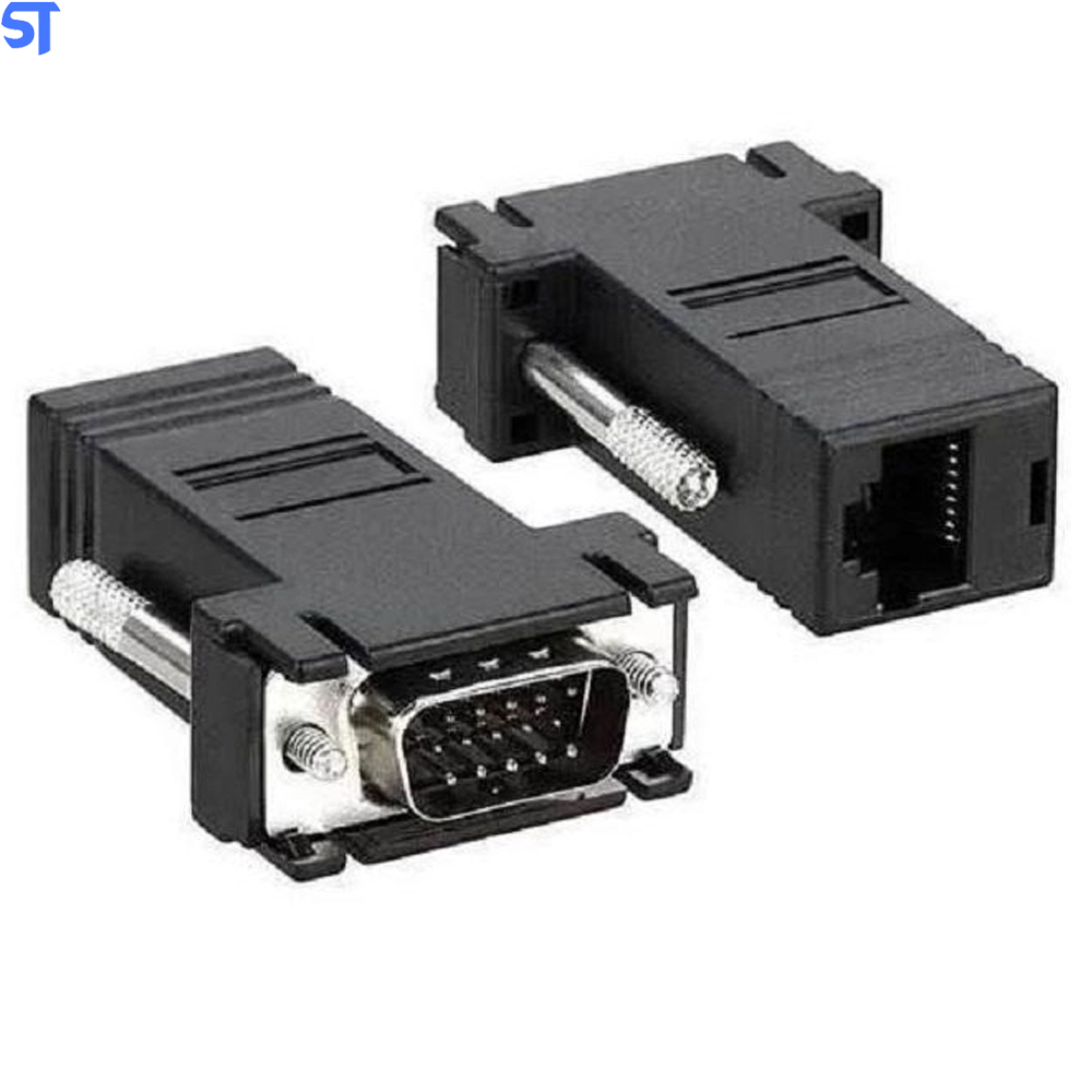 Conector Extensor Vga Macho X Rj45 Cat5/ 6
