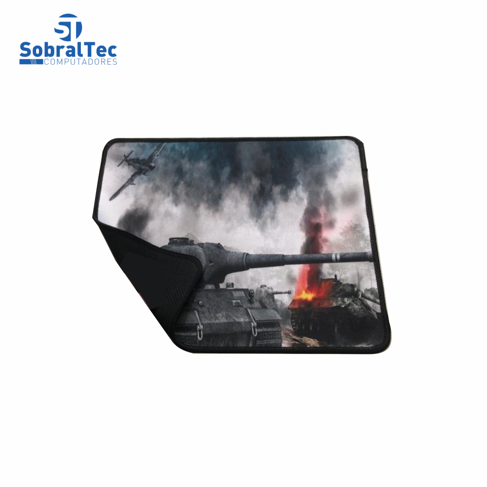 Mousepad Gamer Estampas World War 25x20 Cm Silk-Fliding AJ L-16 Tanque Panther