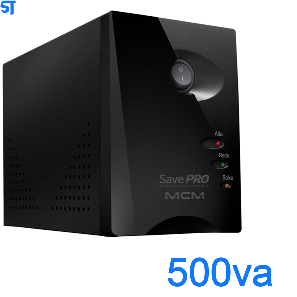 Estabilizador Save Pro MCM 500va 220V Para 220v
