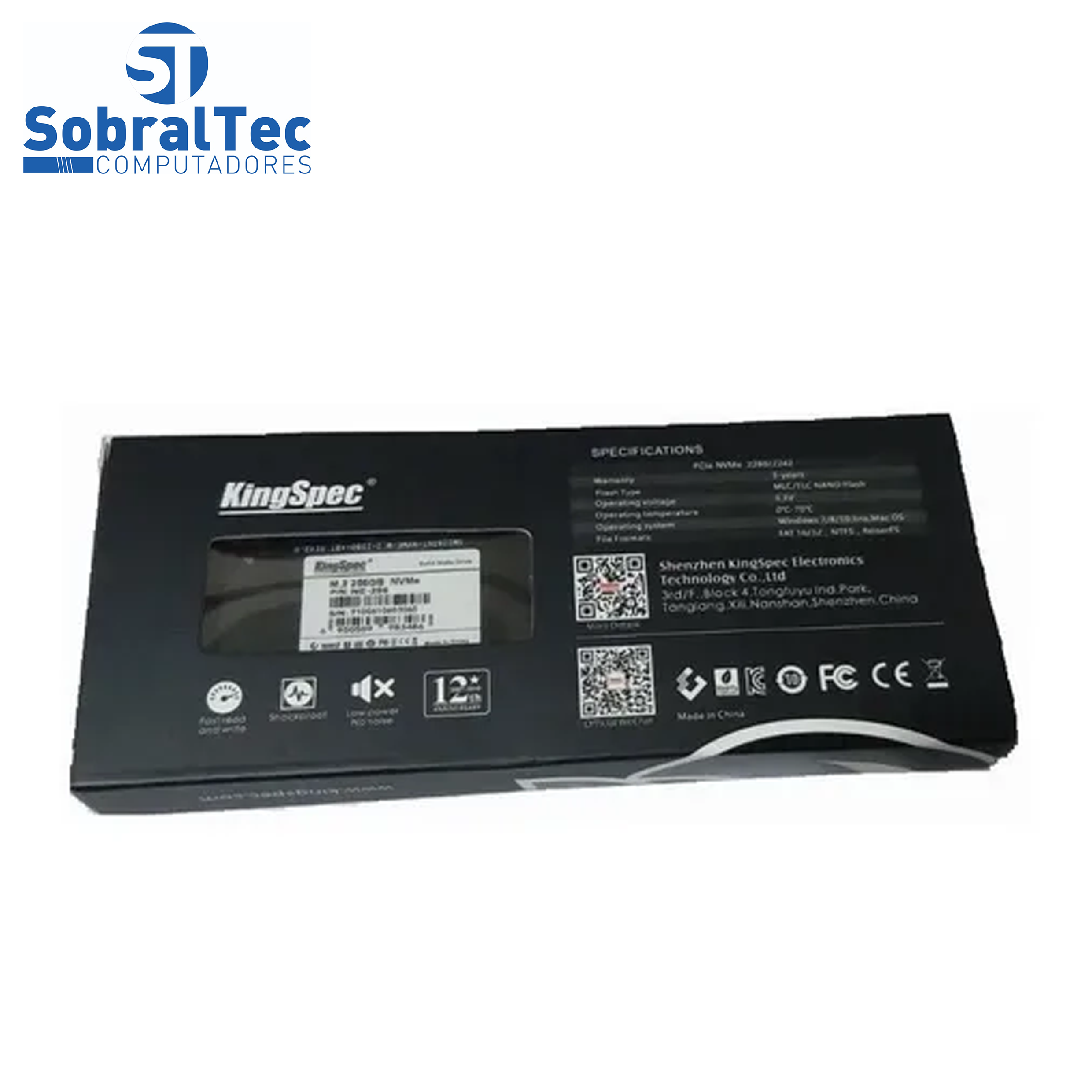 HD SSD M.2 Nvme 256GB KingSpec NE-XXX