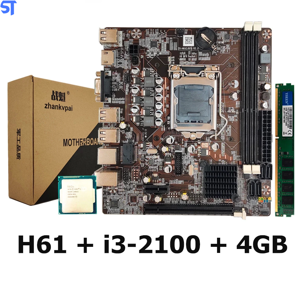 Computador Core i3-2100- HD SSD 120GB- Memória 4GB- Gab MT-25V2BK- Windows10