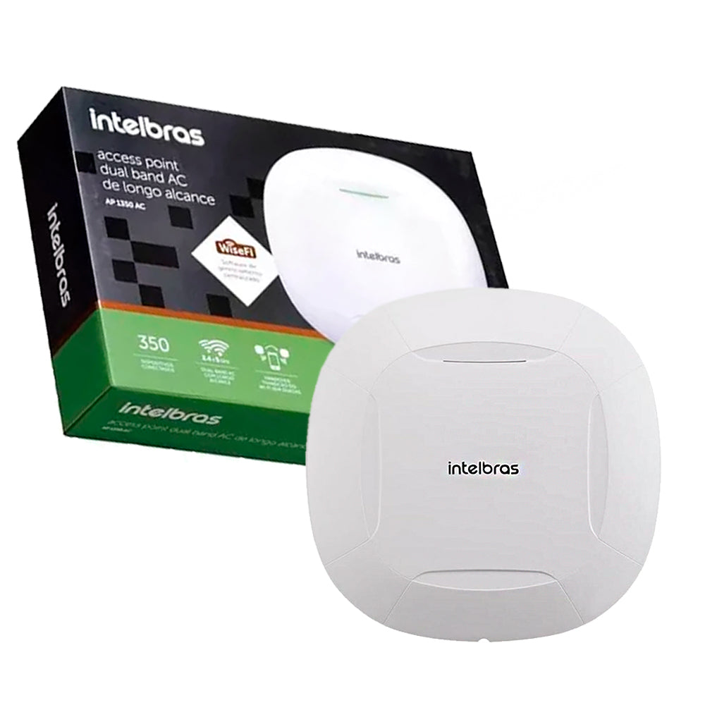 Roteador Access Point  Wi-fi Corporativo Intelbras AP 1350 AC Dual Band Branco