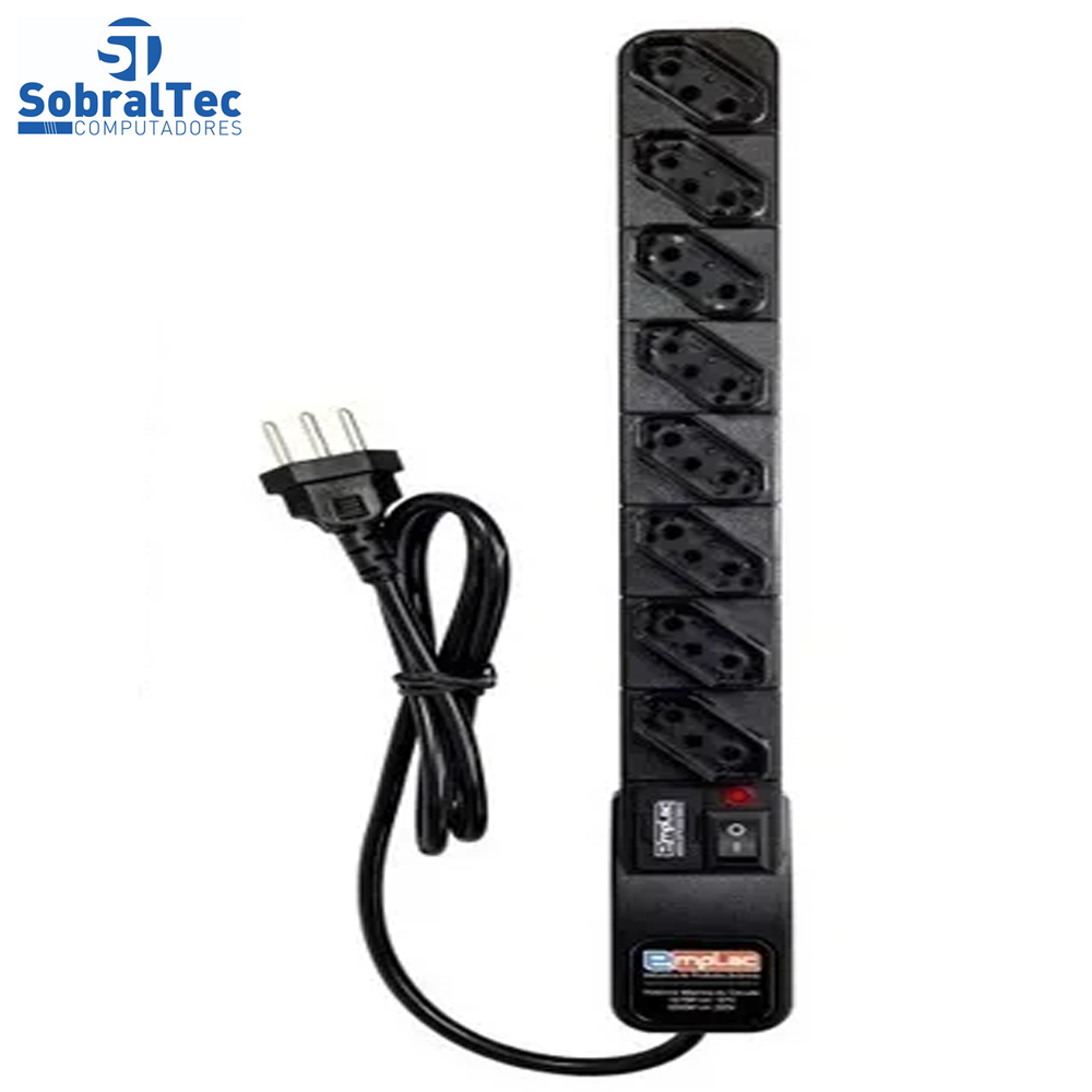 Protetor Eletrico Super Premium 8 Tomadas 5 Metros Emplac