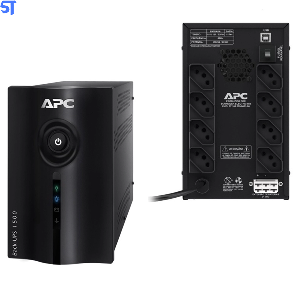 Nobreak APC Back UPS 1500VA Bivolt 115V/220V USB