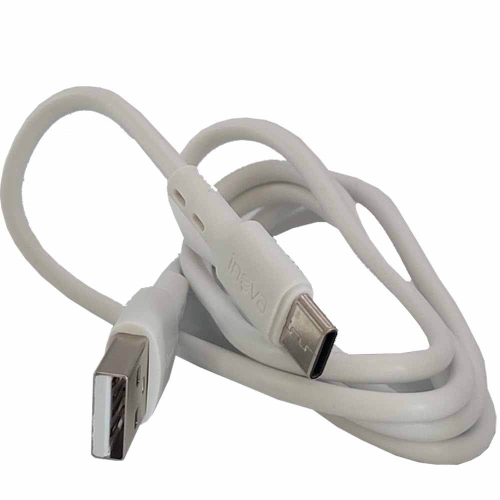 Carregador Rápido Tipo C Com 2 Portas USB A 4.1A Inova Branco - CAR-9009