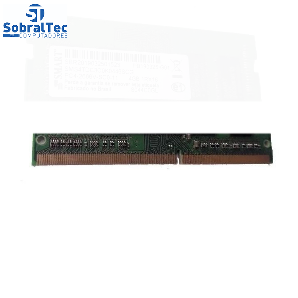Memória Notebook DDR4 Smart 4 GB PC4-2666V-SCO-11 1RX16