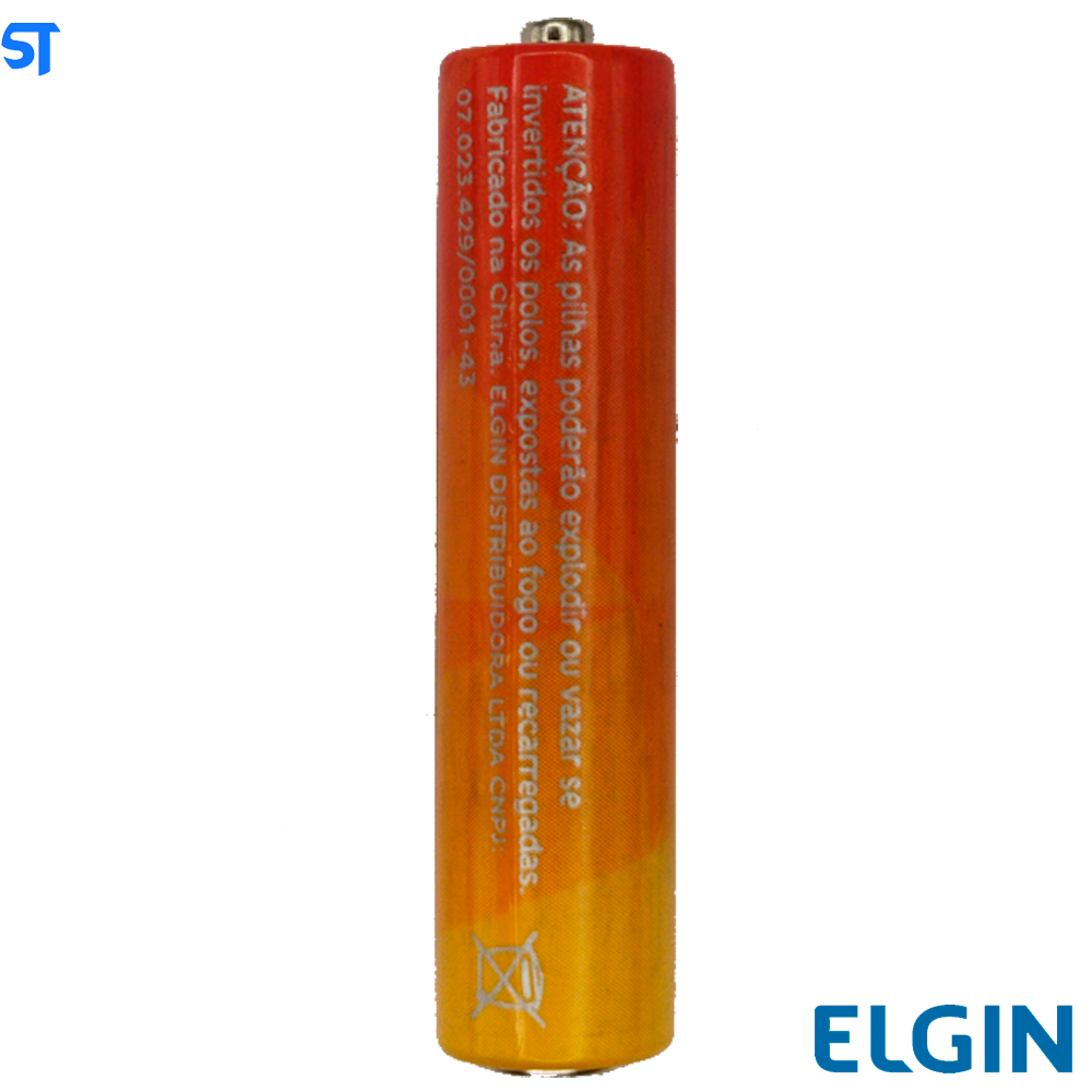Pilhas Palito AAA 1,5V Elgin Com 2 Unidades