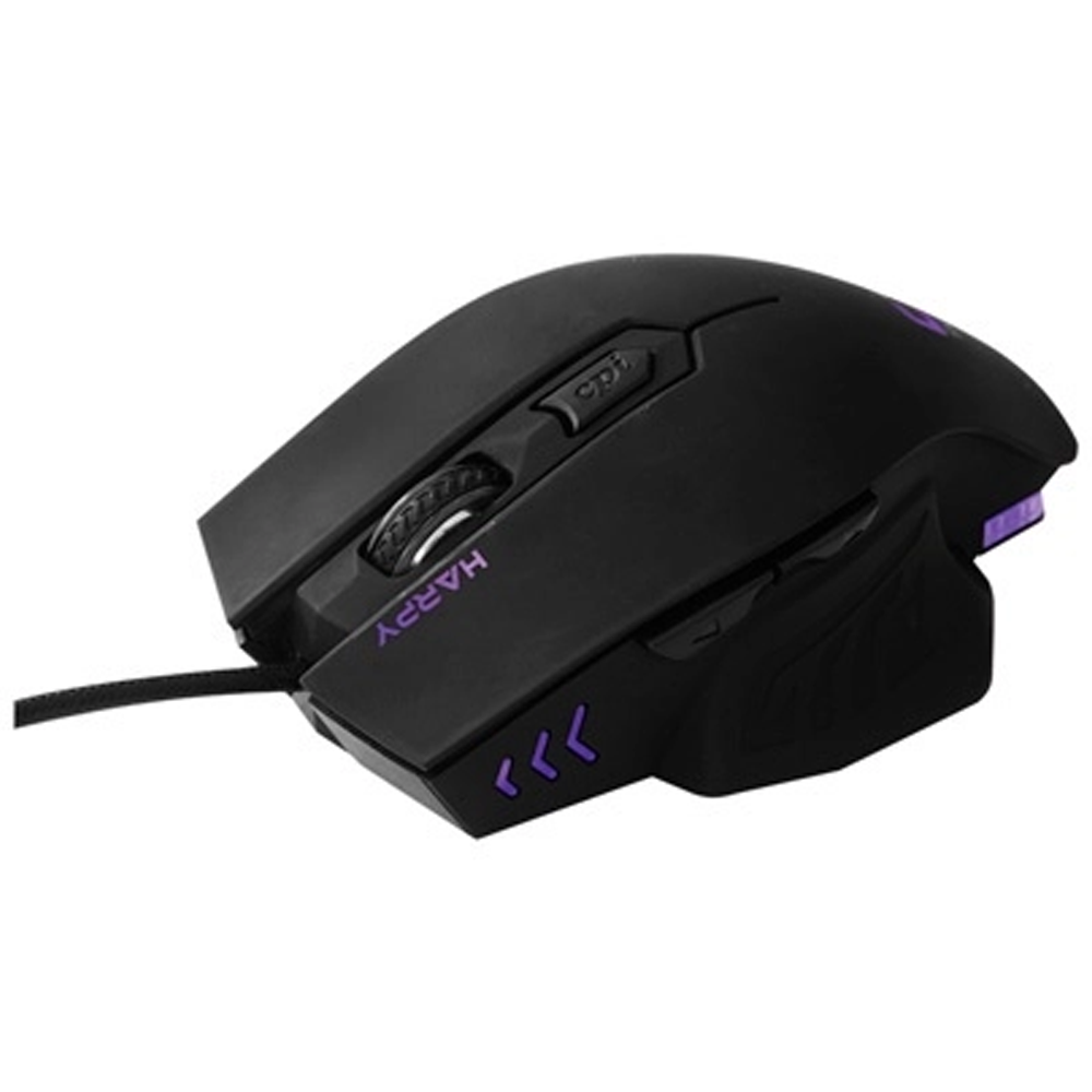 Mouse Gamer C3Tech USB Harpy Multicolorido MG-100BK Preto - C3 TECH