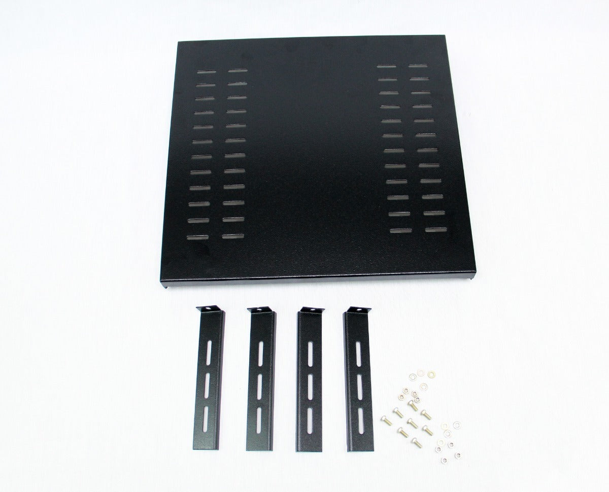 Bandeja Fixa 4 Pontos 1UX500MM- Para Rack 19