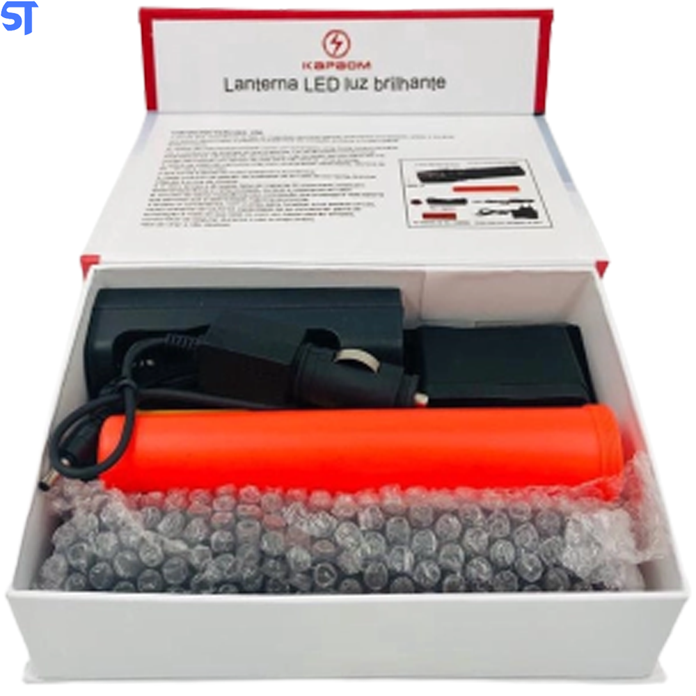 Lanterna Tática Led Luz Brilhante 1000 Metros de Distância Kapbom - KA-L1312
