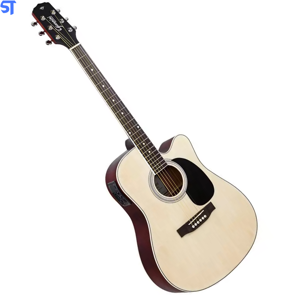 Violão Giannini Folk Elétrico Aço GDC-1 NS ou SBK (Acabamento Fosco) (Natural