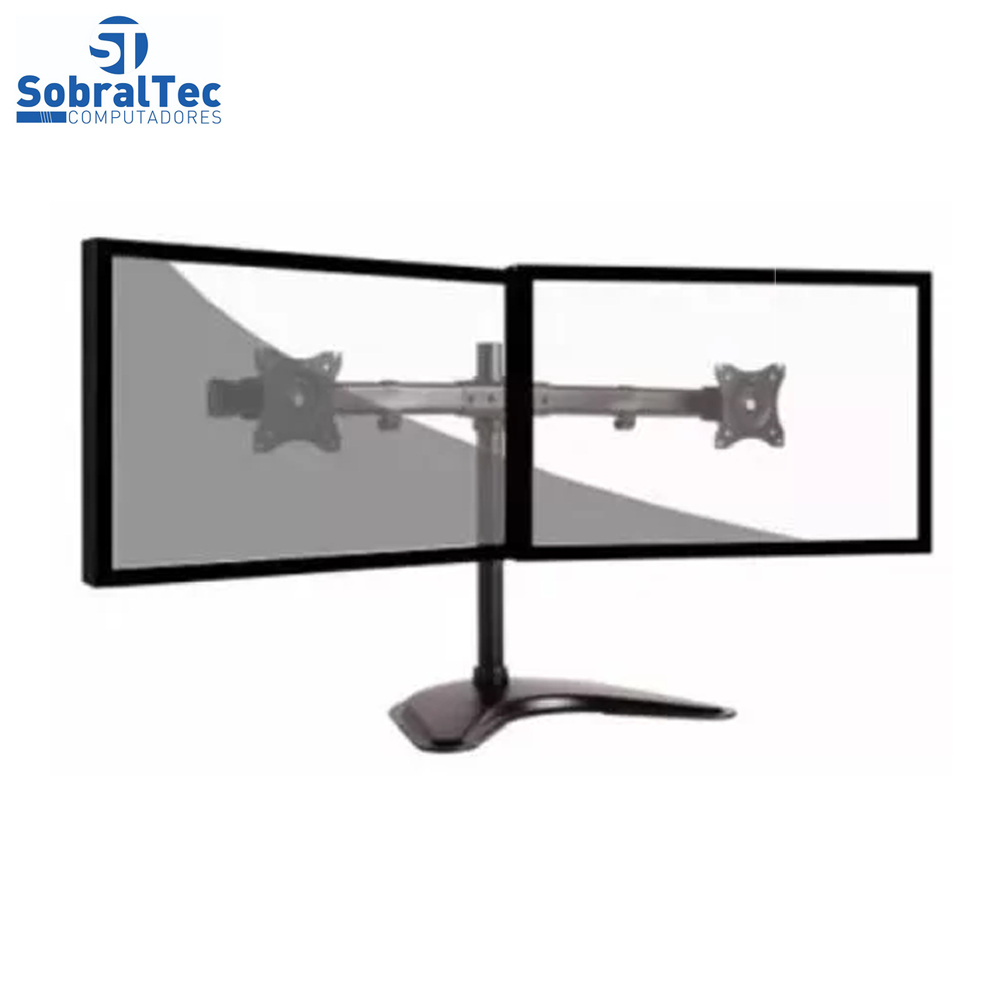 Suporte Articulado Mesa 2 Monitores 15 a 32 Ajuste de Altura e convergência T1224N ELG