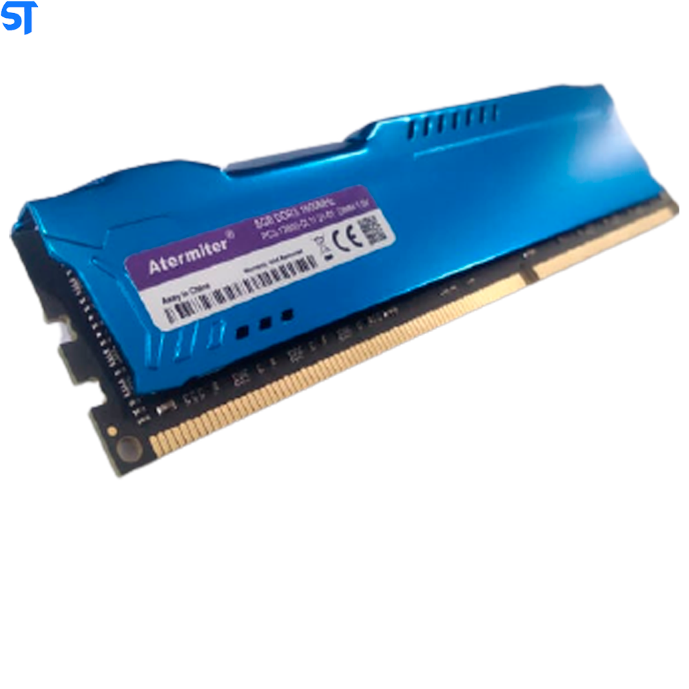 Memoria Ram Desktop DDR3  8GB 1600MHz Atermiter Azul