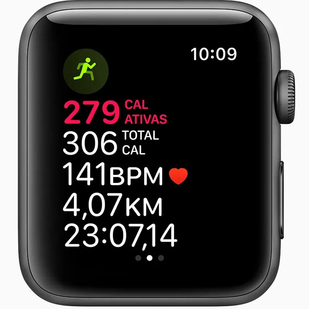 Apple Watch Series 3 (GPS) - espacial de 42 mm - Preto