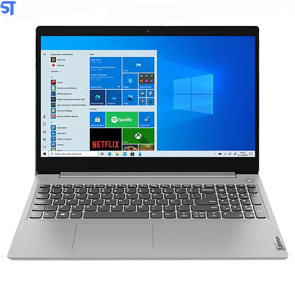 Notebook Lenovo IdeaPad 3i 15IML05 Intel Core i3 - 4GB Ram e SSD de 256GB Tela 15,6” LCD Windows 10