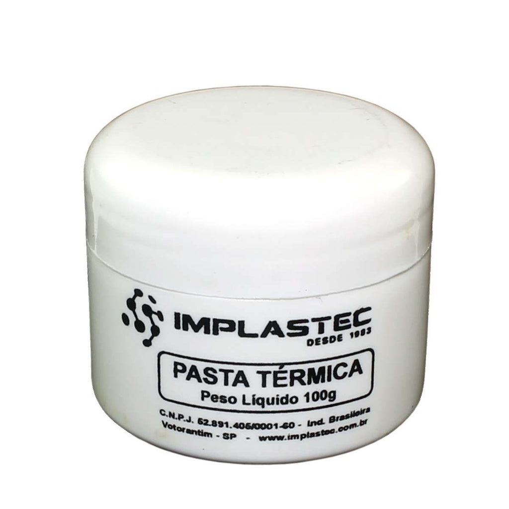 Pasta Térmica Branca Implastec 100g Alta Qualidade Para Processador 100G