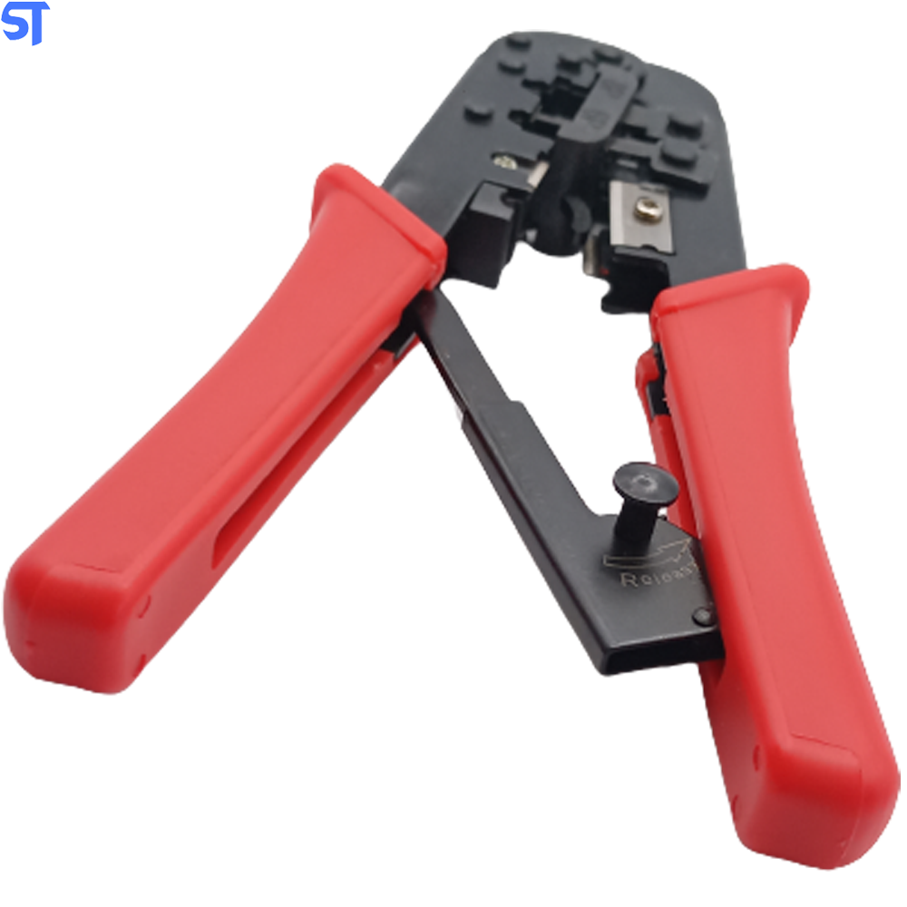 Alicate De Crimpar Proficional Com Catraca RJ45/RJ11