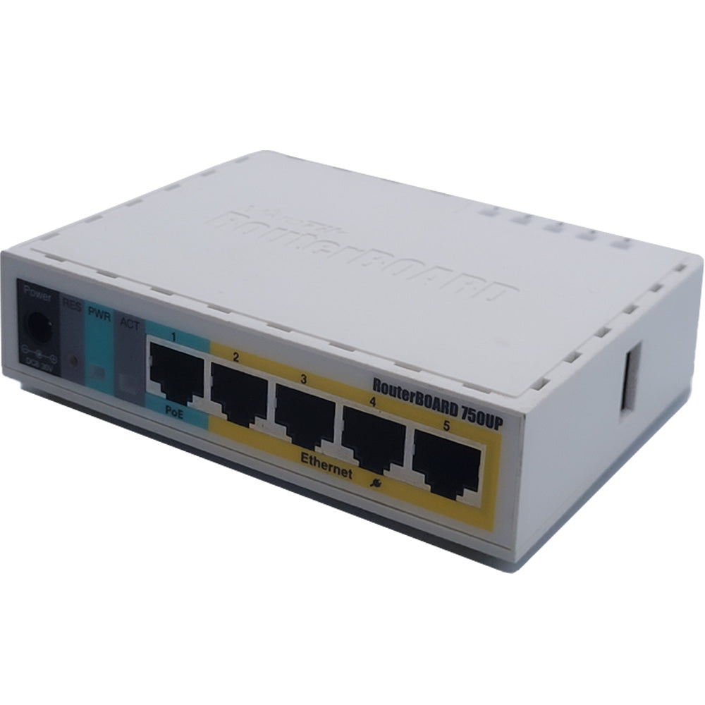 Roteador Mikrotik Routerboard Rb 750up Level 4 (Semi Nova)
