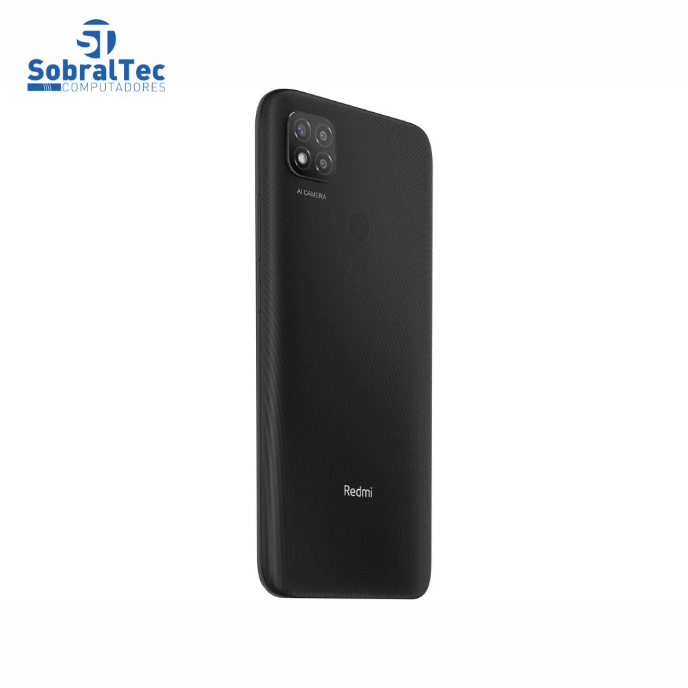 Smartphone Xiaomi Redmi 9C 64GB Cinza 4G Octa-Core - 3GB 6,53” Câm. Tripla + Selfie 5MP Dual Chip