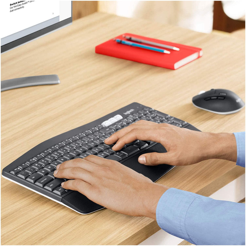 Kit Combo Teclado e Mouse Sem Fio Logitech MK850
