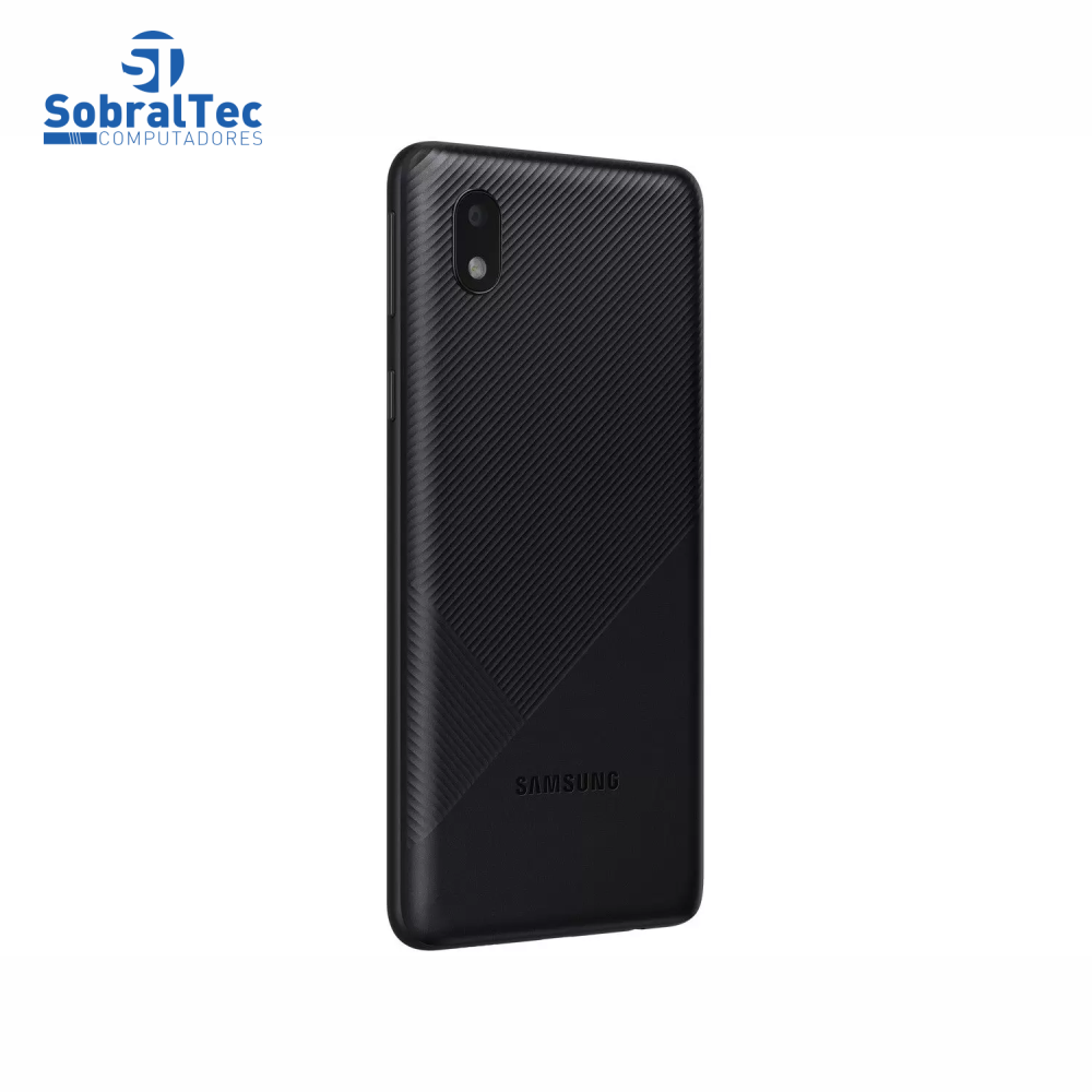 Smartphone Samsung Galaxy A01 Core 16GB Preto Quad-Core 2GB RAM Tela 5,3” Câm. 8MP + Selfie 5MP