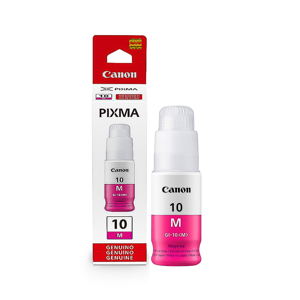 Garrafa de Tinta Canon GI 10M Magenta 7.700 Paginas Para Mega Tank G6010 G7010