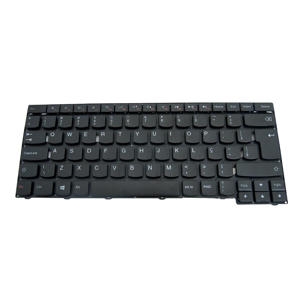 Teclado Notebook Lenovo Part Number Pk130ux1b02 | Preto Abnt2- Sem Moldura