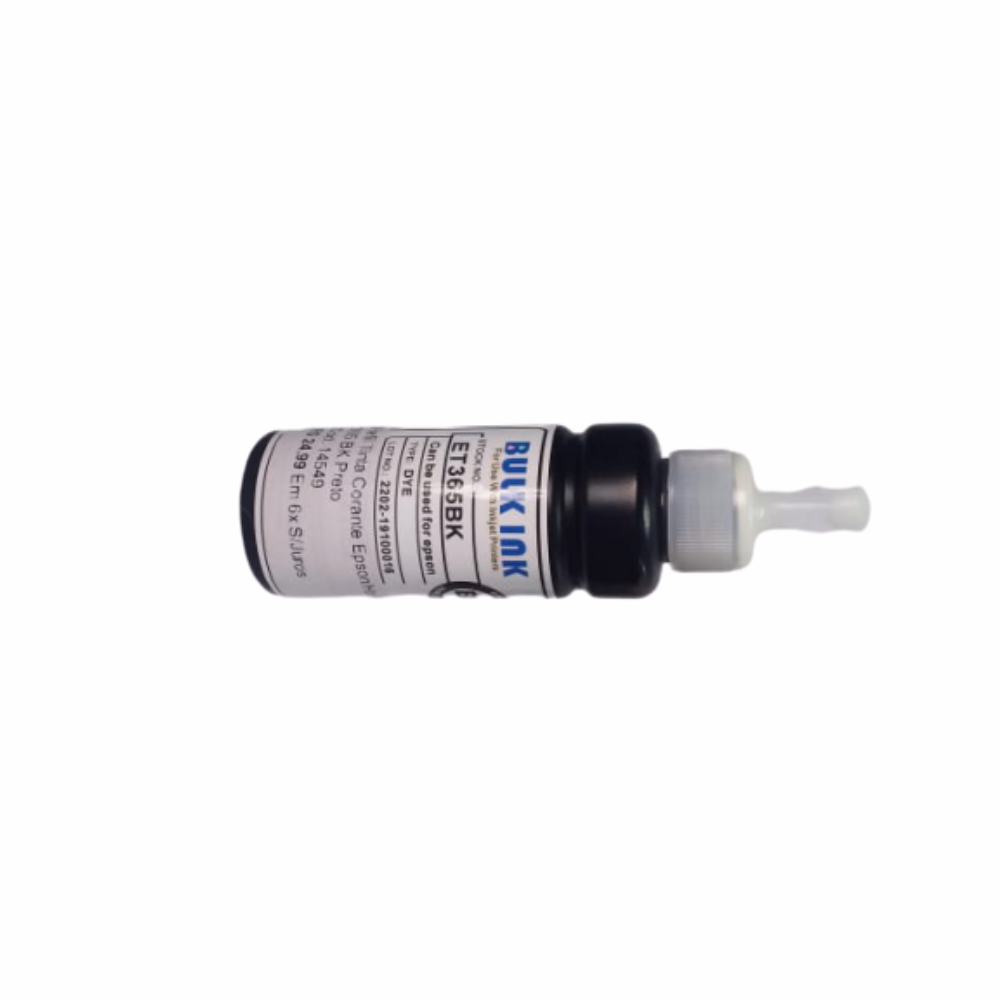 Refil Tinta Corante  Compativel Epson/Hp Aston Et 365 BK Preto