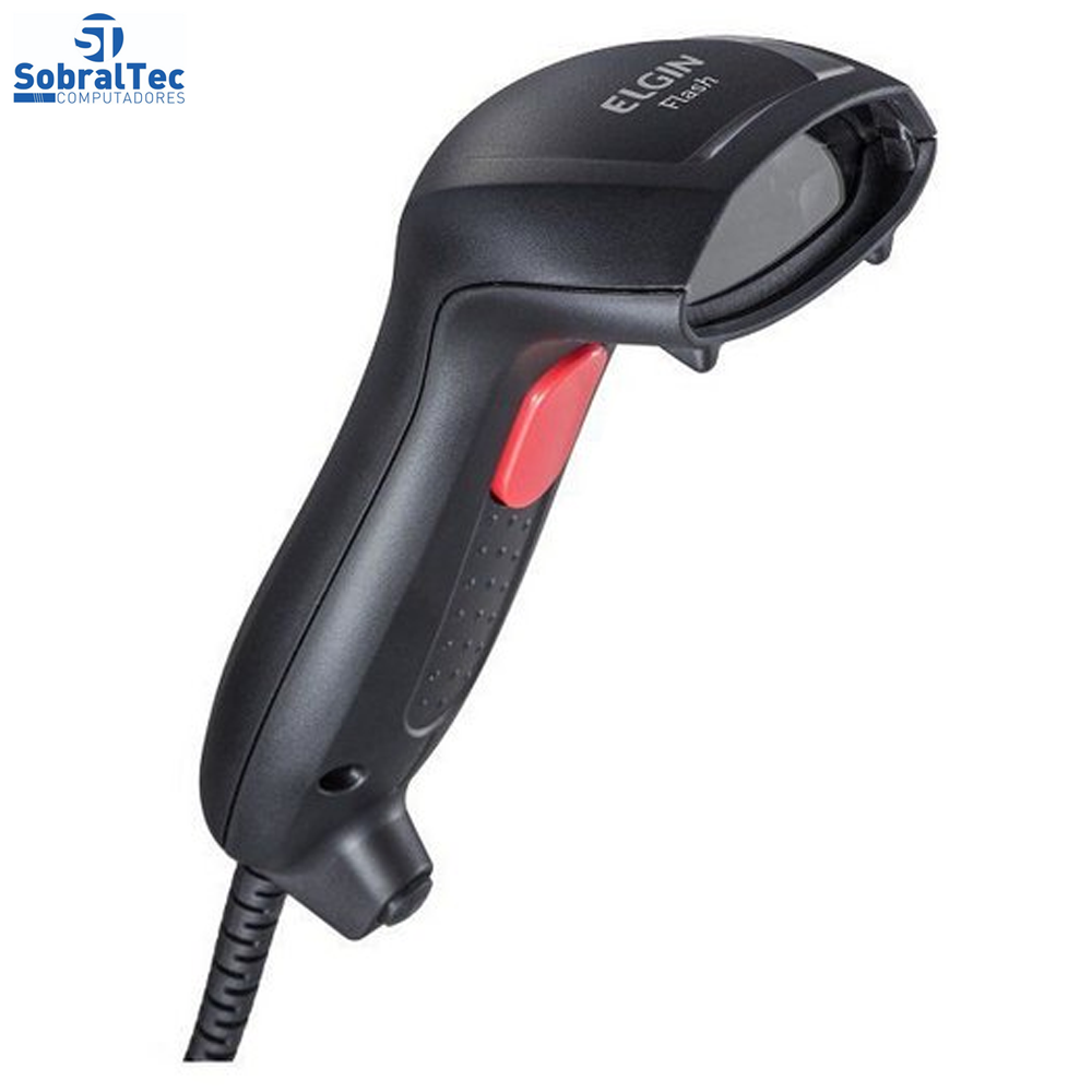 Leitor de Codigo de Barras Elgin CCD Flash USB Preto