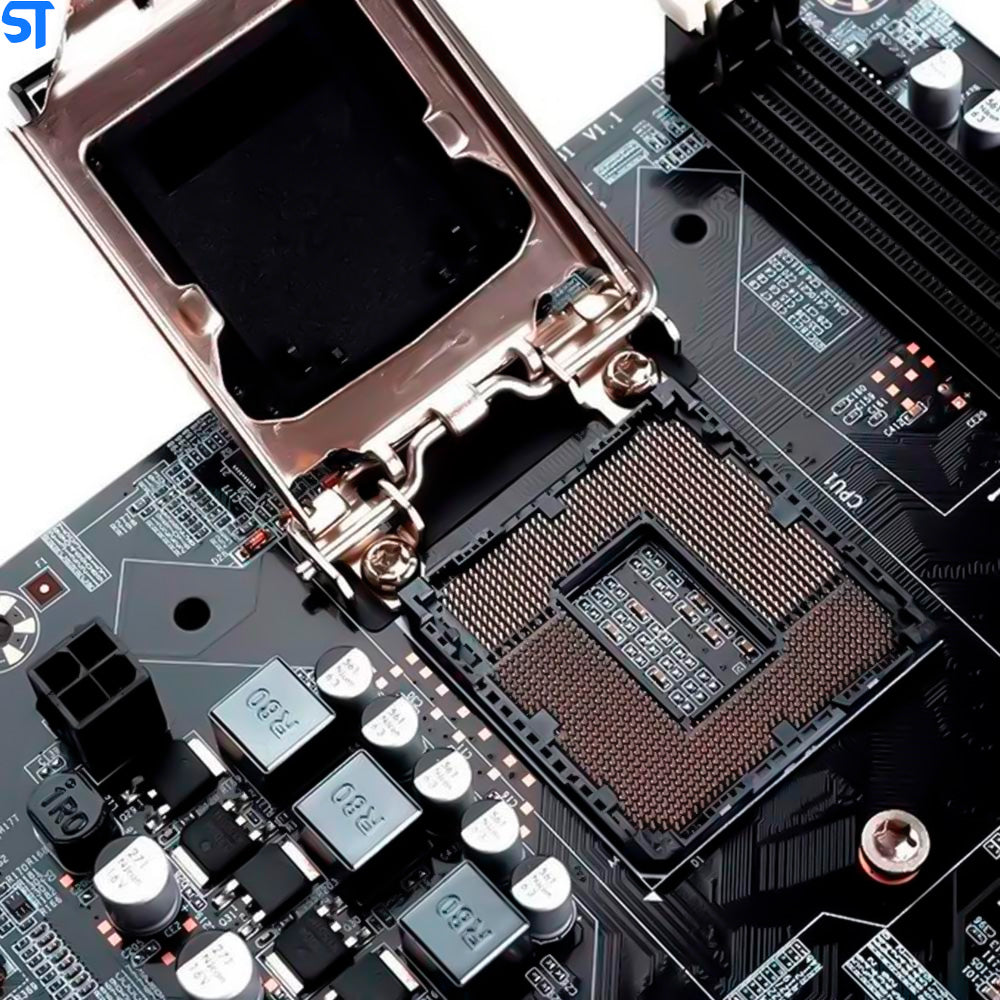 Placa Mãe 1150 H81M DDR3 SQBOX Com HDMI | GoldenTec Para 4 geração