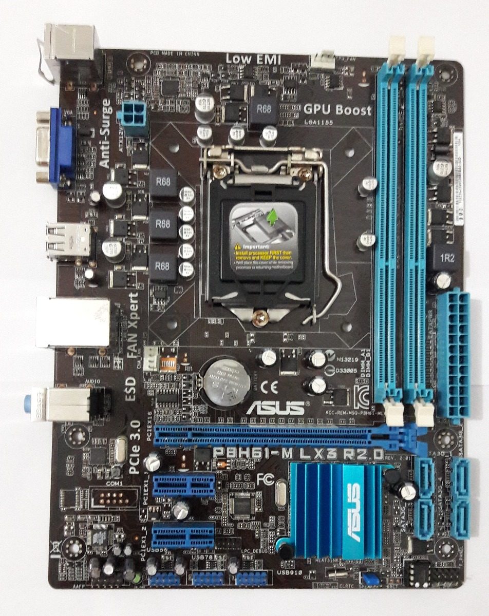 Placa Mãe Asus P8h61 M Lx3 Socket 1155