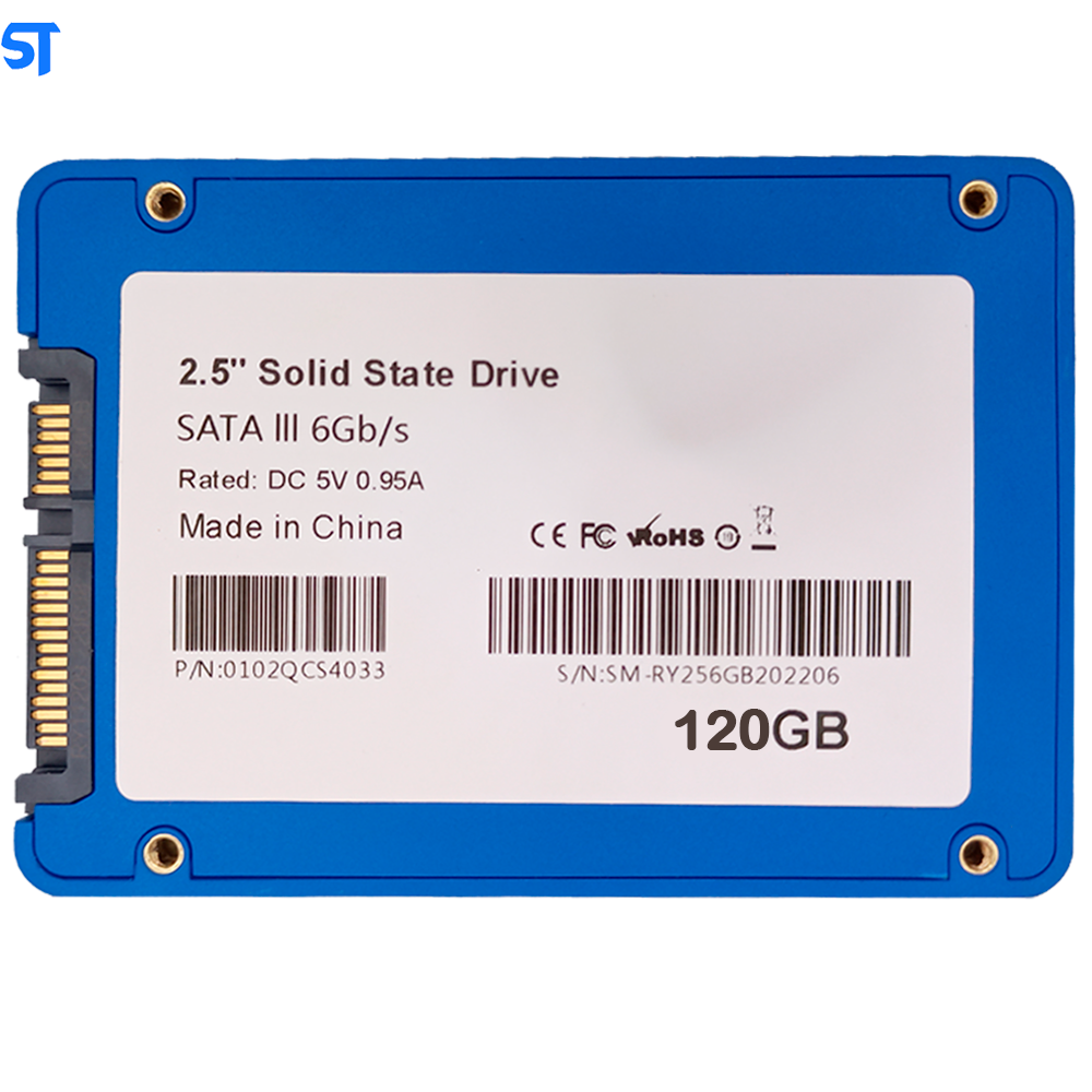 HD SSD SobralTec 120Gb 2.5 Sata3 Leitura 520MB/s  Escrita 400MB/s