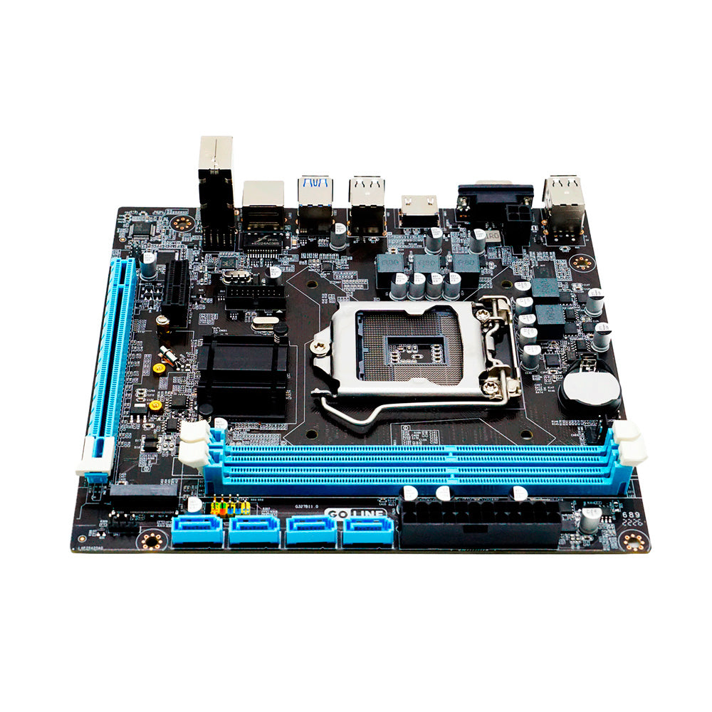 Placa Mãe Goline H110 H110M-GD3 Socket 1151 / DDR3 /Para 6 a 9 Geração intel / Gigabit