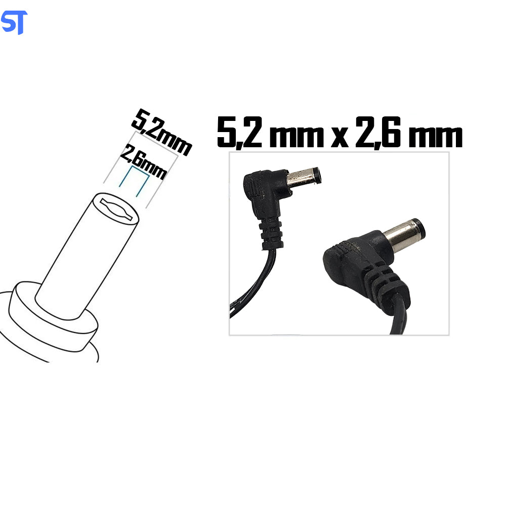 Fonte de Alimentação 12V 2.5A FastLink Pino 5,2mm x 2,6mm Modelo: F30L2-120250PAE