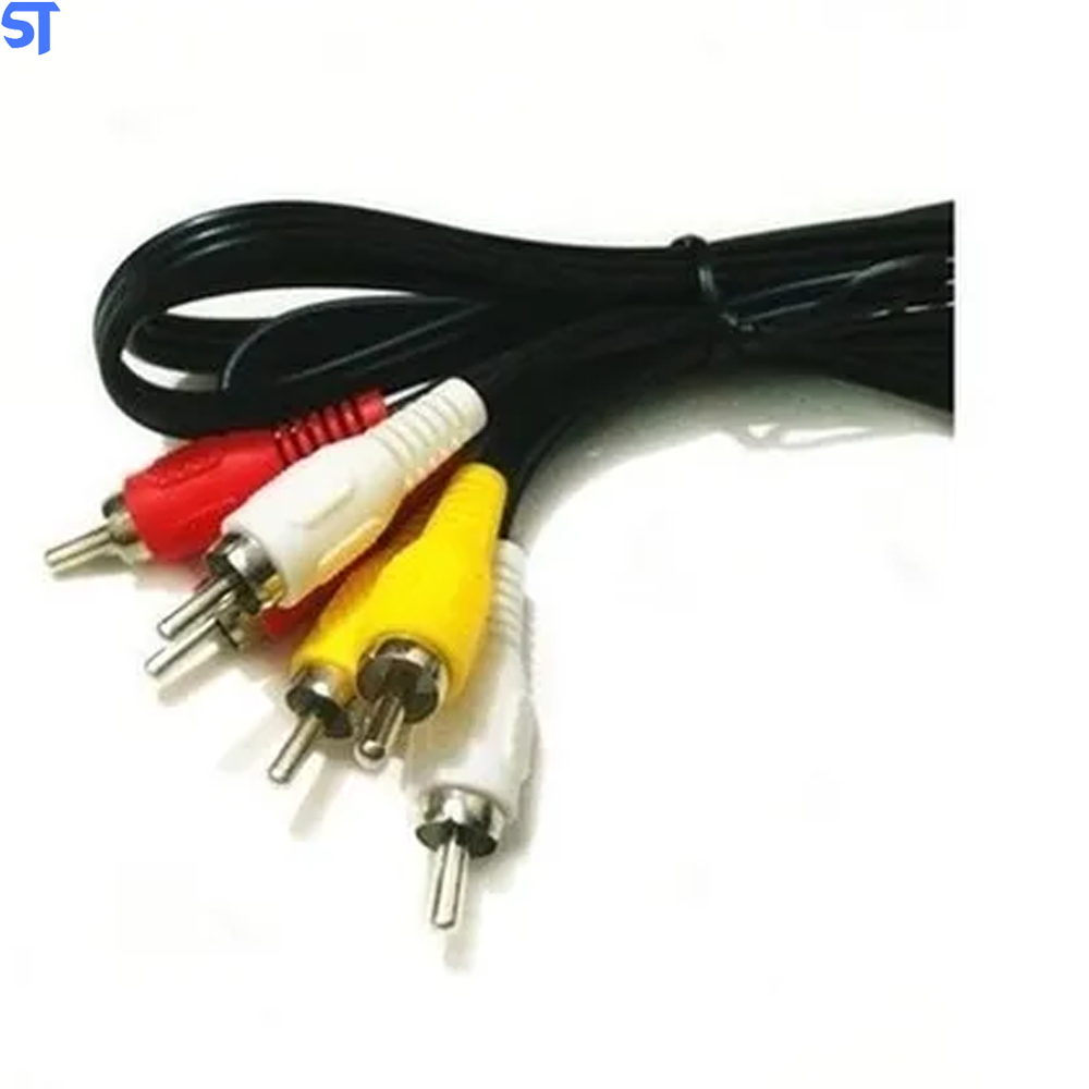 Cabo RCA x RCA Para DVD Comprimento de 1.5M Yeyi- YT-DVD