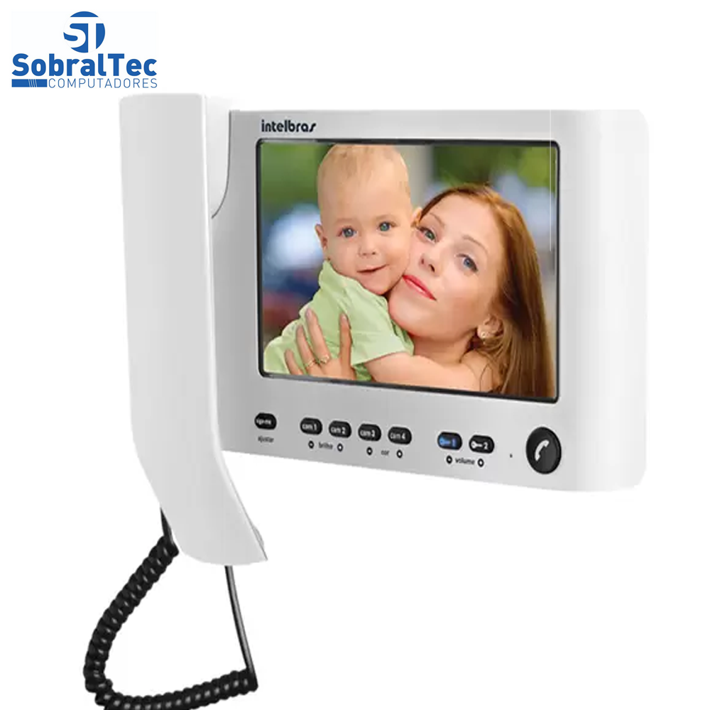 Vídeo Porteiro Intelbras IV 7010 - Abre Fechadura Chamada para Celular HS