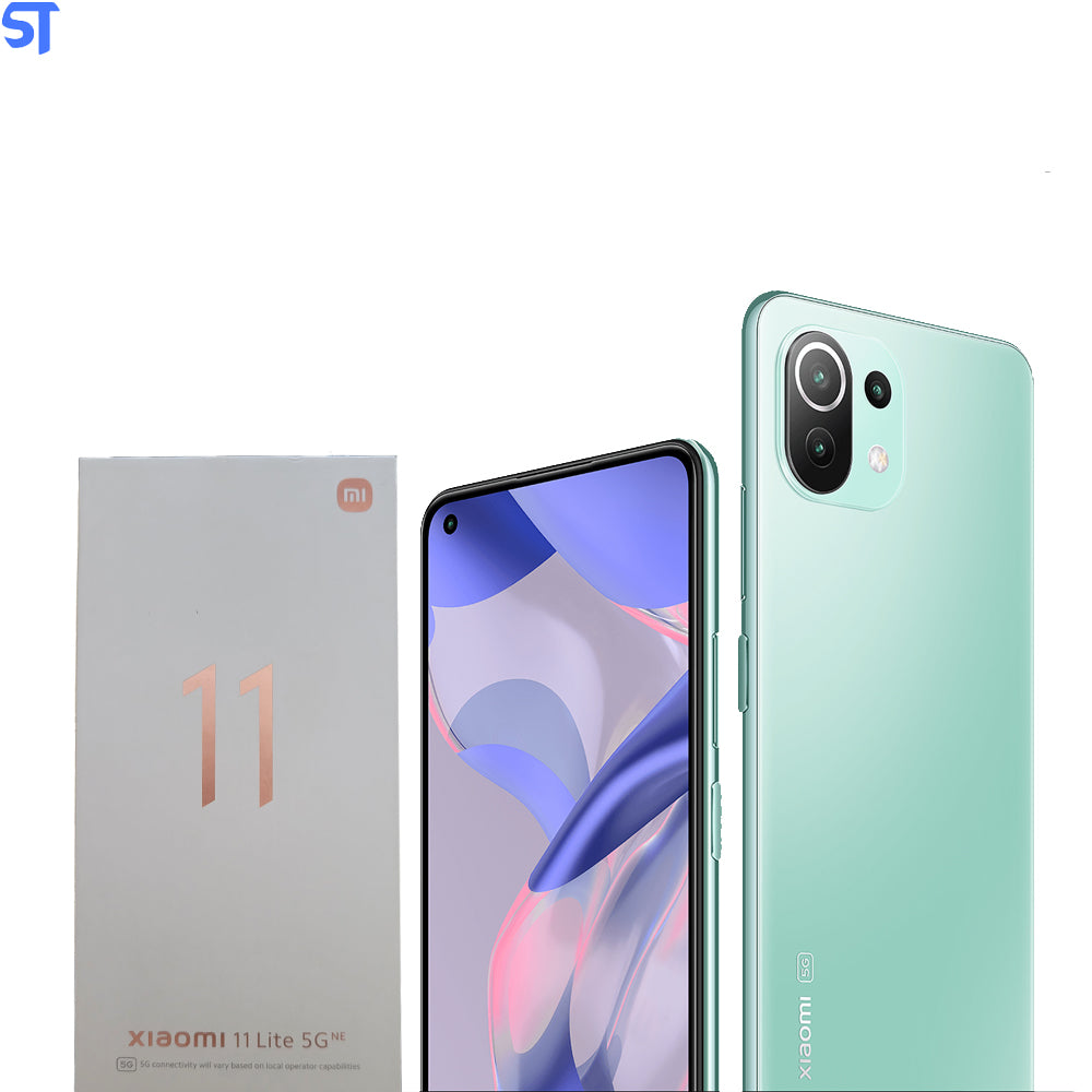 Smartphone Xiaomi 11 Lite 5G NE 128GB / 8GB RAM / Dual SIM / Tela 6.55"/ Câmeras 64MP+8MP+5MP e 20MP - Mint Green (Globa
