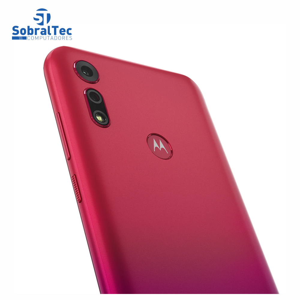 Smartphone Motorola Moto E6s Magenta 64GB Tela 6.1" Câmera Traseira Dupla Processador Octa-Core 2GB RAM XT2053-2 V2