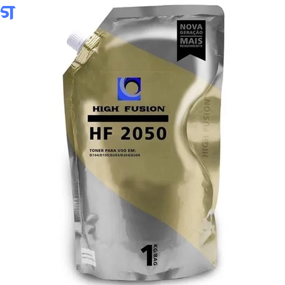 Refil Pó de Toner High Fision Universal HF-2050 - 1KG Para Samsung D103 / D104 / D105 / D203 / D204 / D208