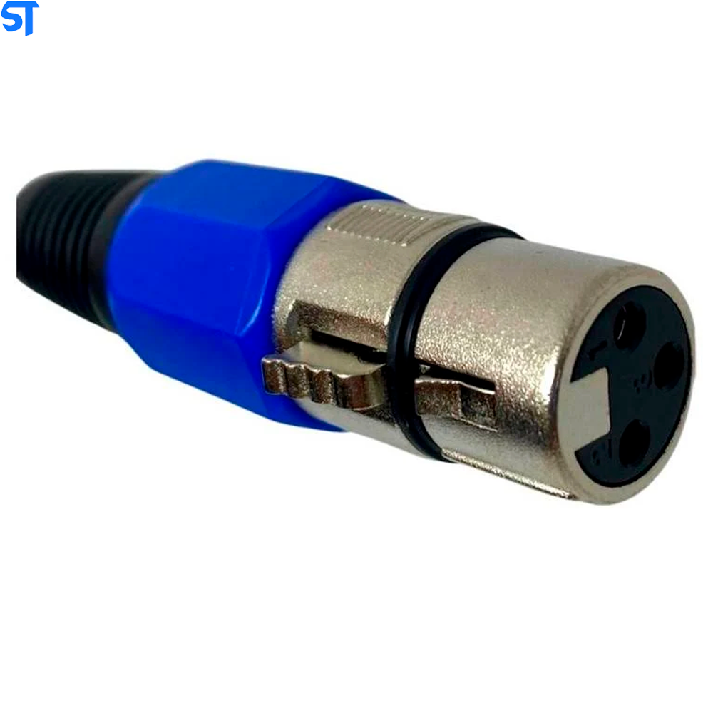 Cabo De Microfone P10/ XLR Fêmea Xtrad - XT-5324