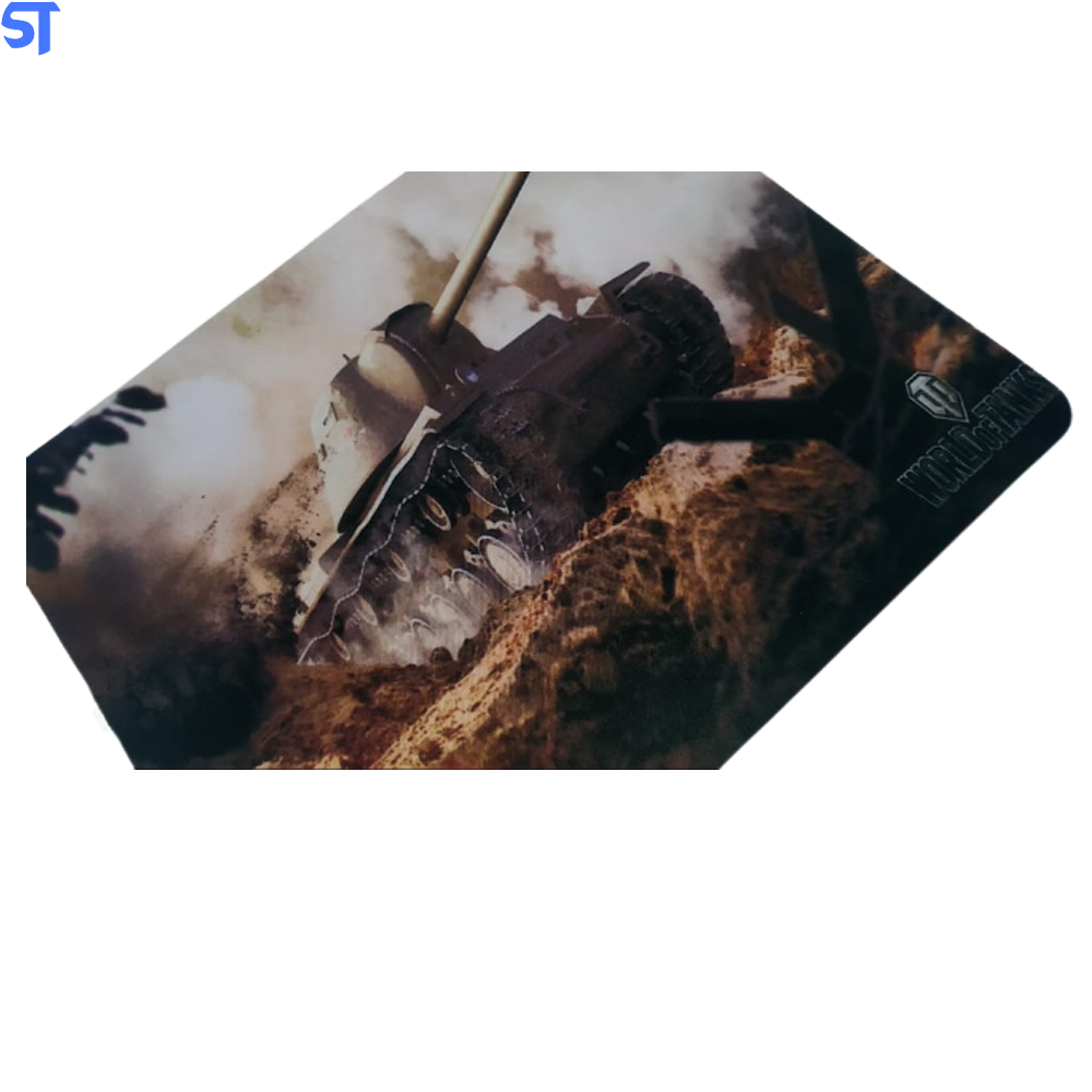 Mouse Pad Antiderrapante Varias Estampas Tanque de Guerra Xgz 180X220X2MM