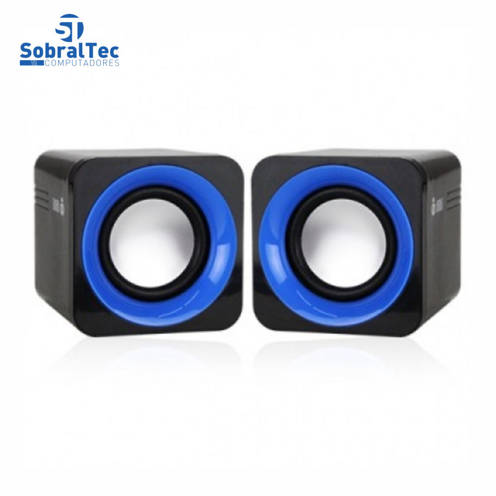 Caixa De Som Voxcube Para Pc e Notebook Vc-d300 2.0 Infokit