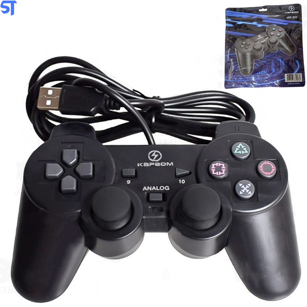 Controle Joystick USB para PCs e Notebooks Kapbom - KAP-2UY