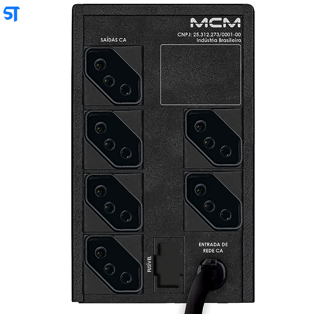 Nobreak UPS 1300VA One 3.1 Trivolt/115V MCM Com 6 Tomadas UPS0221
