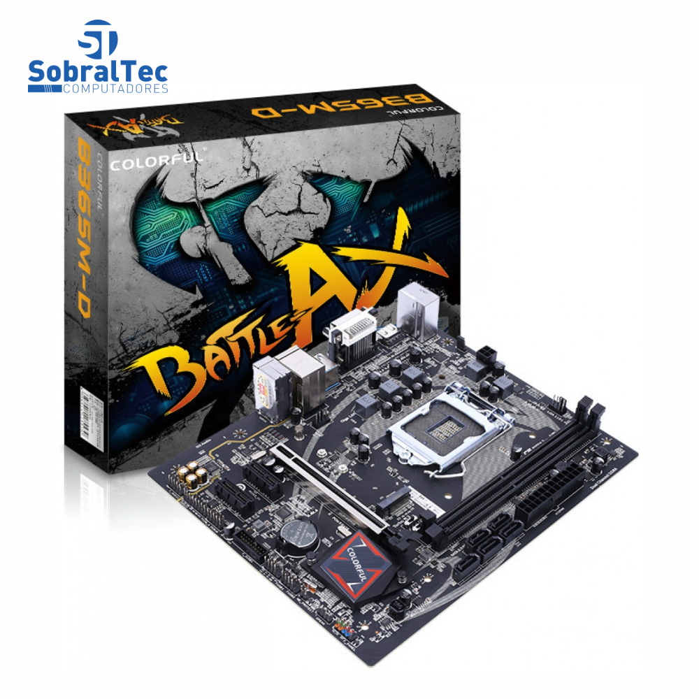 Placa Mãe Colorful BATTLE-AX B365M-D V20 B365 LGA 1151 9ª Ger. mATX DDR4 110510204301